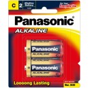 Panasonic C 2PK Alkaline Plus Power Batteries
